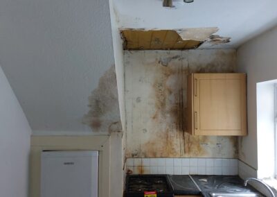 Kitchen before plastering