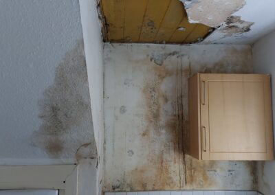 Kitchen before plastering