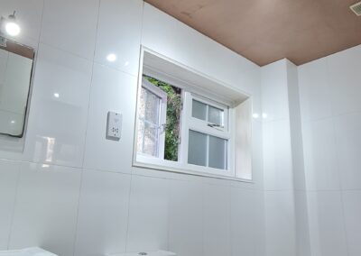 Plastered Ceiling Bathroom